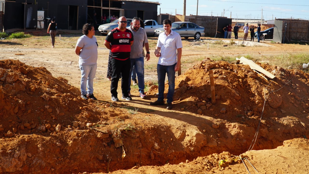 Rafael Prudente Visita Obras No Sol Nascente DF MOBILIDADE