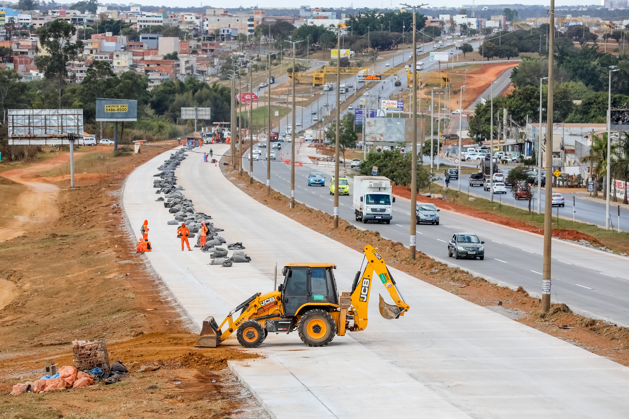 Fiscalização de trânsito será intensificada em obras da Estrutural DF