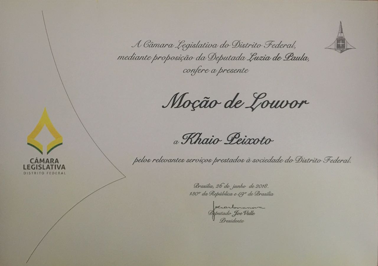 DF MOBILIDADE É RECONHECIDO PELA CLDF-DFMobilidade Foto: DFMobilidade