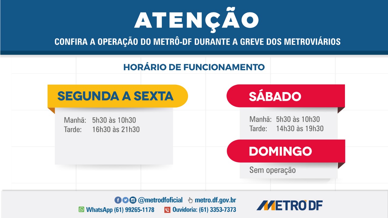 FOTO: DIVULGACAO ASCOM METRO