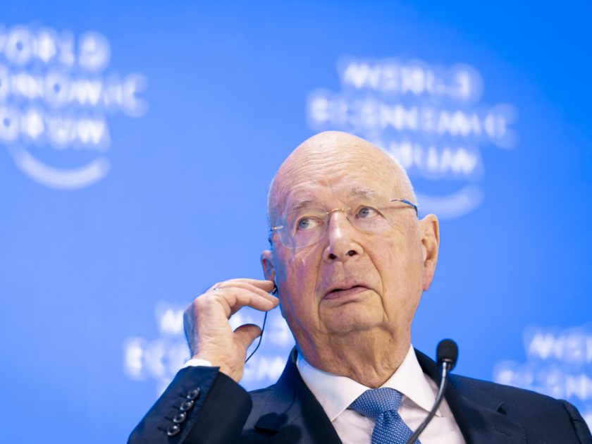 Klaus Schwab im Januar während des diesjährigen WEF. (Archivbild)