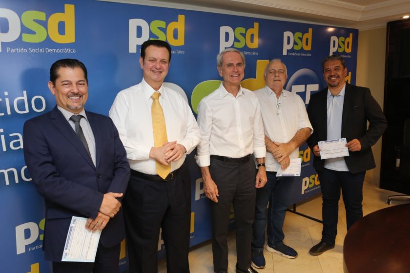Donny Silva, Gilberto Kassab, Paulo Octávio - foto: reprodução das redes sociais