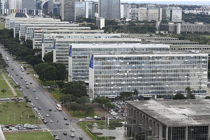 Vista aérea da Esplanada dos Ministérios...Foto: Edilson Rodrigues/Agência Senado