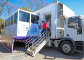 A Carreta da Inclusão oferece diversos serviços gratuitos às pessoas com deficiência ou Transtorno do Espectro Autista | Fotos: Paulo H. Carvalho/ Agência Brasília