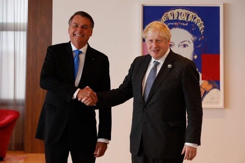 Presidente Bolsonaro e Boris Johnson
Foto (reprodução das redes sociais)