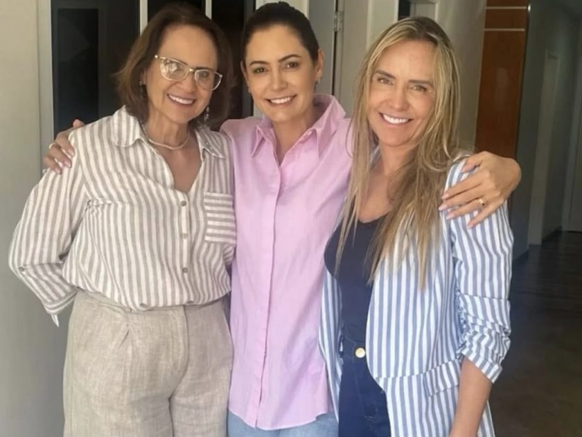 Aliança das evangélicas Celina Leão (PP-DF), Michelle Bolsonaro (PL-DF) e Damares Alves (Republicanos) — três lideranças que, juntas, podem  representar uma força feminina conservadora inédita na política brasiliense. A pergunta que não quer calar: Por que Bia Kicis nunca está na foto? Foto: reprodução do Instagram