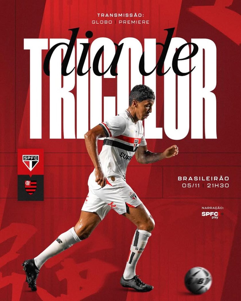 Foto: Instagram/@saopaulofc