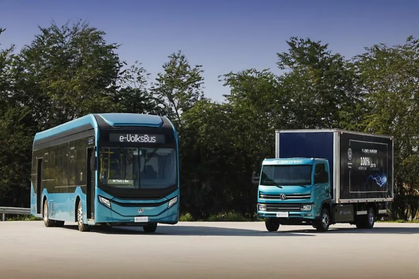 Ônibus e-Volksbus aguarda homologação que o caminhão e-Delivery já possui. Foto: Divulgação/VWCO.