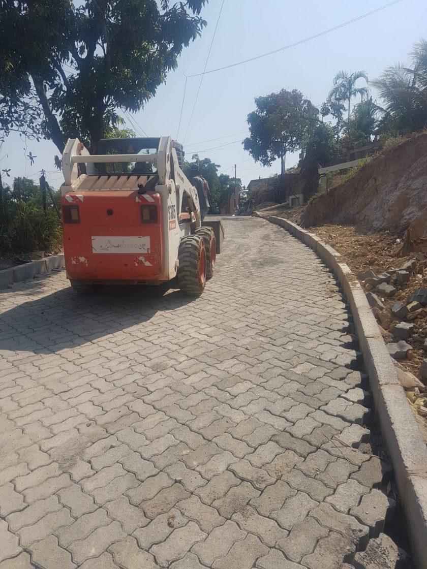 Obras de pavimentação em bloquete na comunidade Queima Lençol vão levar conforto e mais qualidade de vida para 2,5 mil moradores | Foto: GDF Presente