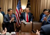 President Donald Trump holds a cabinet meeting, Wednesday, February 26, 2025, in the Cabinet Room. (Official White House Photo by Molly Riley)