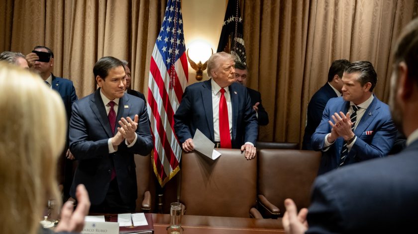 President Donald Trump holds a cabinet meeting, Wednesday, February 26, 2025, in the Cabinet Room. (Official White House Photo by Molly Riley)