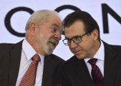 O presidente, Luiz Inácio Lula da Silva, e o ministro do Trabalho, Luiz Marinho.