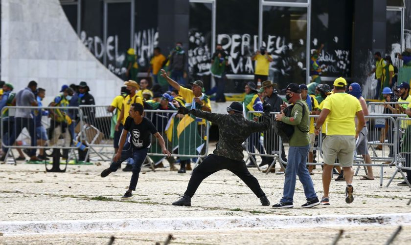 Manifestantes invadem Congresso, STF e Palácio do Planalto. Foto: Ag. Brasil-EBC