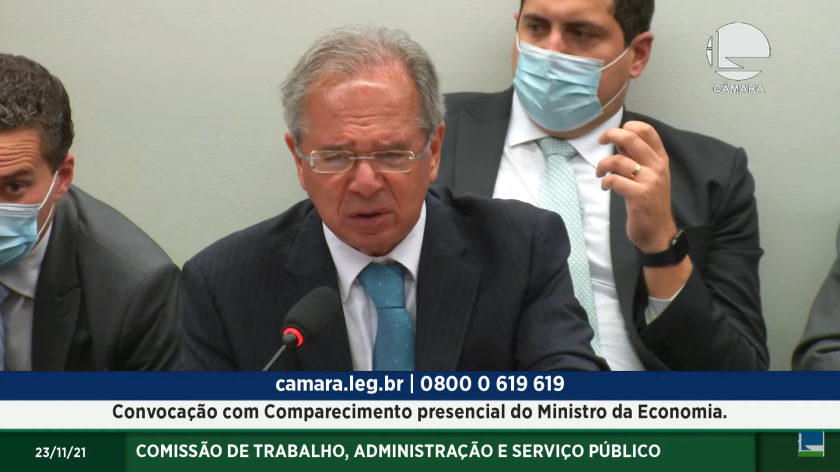 Ministro Paulo Guedes -Reprodução