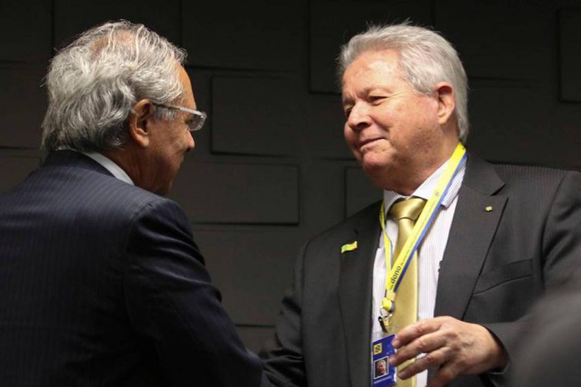 Rubem Novaes entregou carta de renúncia ao presidente Jair Bolsonaro e ao ministro da Economia, Paulo Guedes