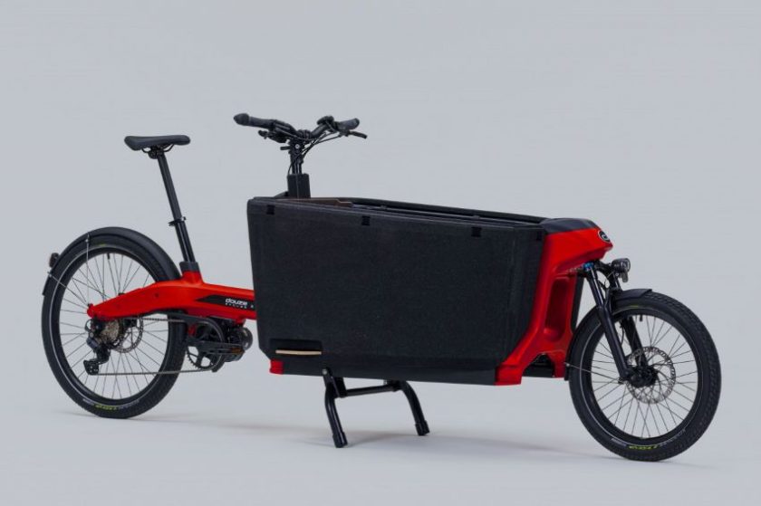 Bicicleta elétrica de carga é fruto de parceria entre Toyota e Douze Cycles. Foto: Divulgação.
